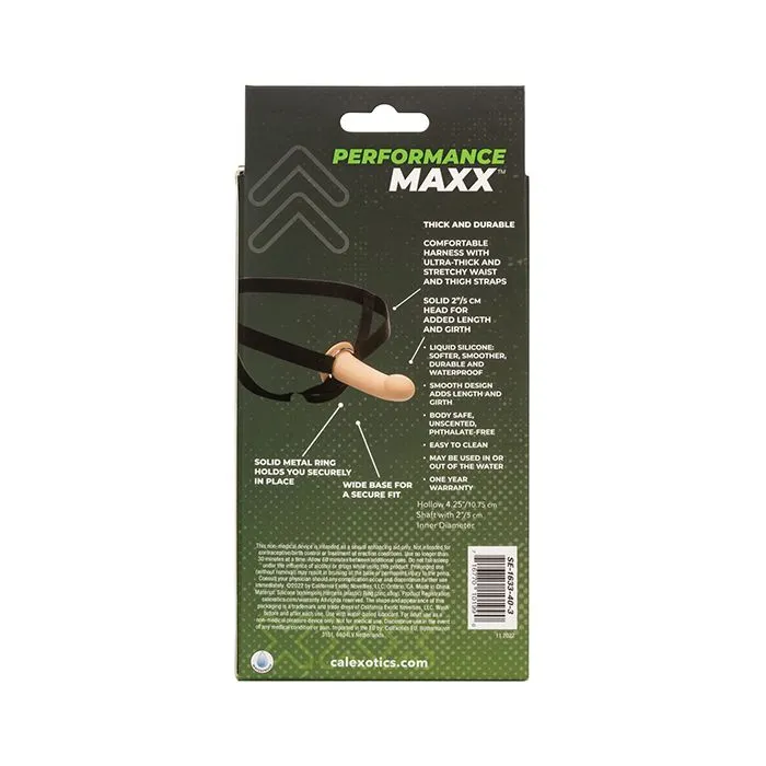 Male Sex Toys Performance Maxx Penis Extension with Harness Ivory California Exotic Novelties