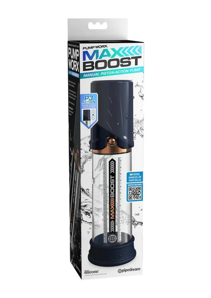 Male Sex Toys Pump Worx Pump Worx Max Boost Penis Pump