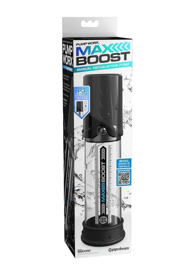 Male Sex Toys Pump Worx Pump Worx Max Boost Penis Pump