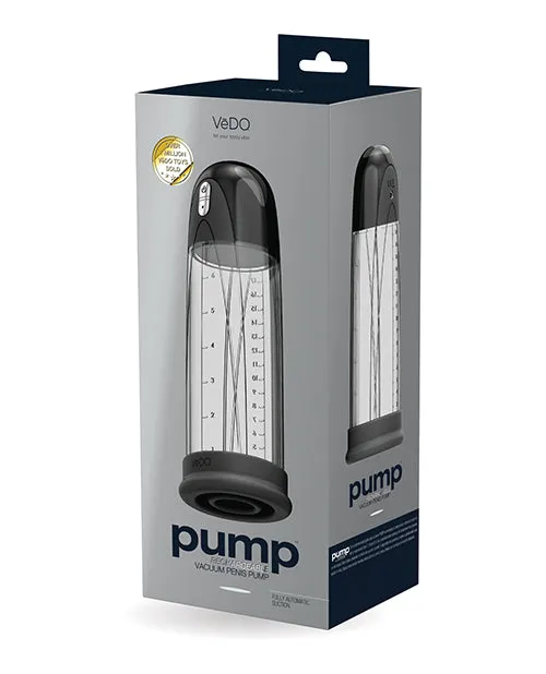 Male Sex Toys Savvy Co VeDO Rechargeable Penis Pump Just Black