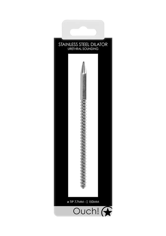 Male Sex Toys Shots America Urethral Sounding Ribbed Dilator