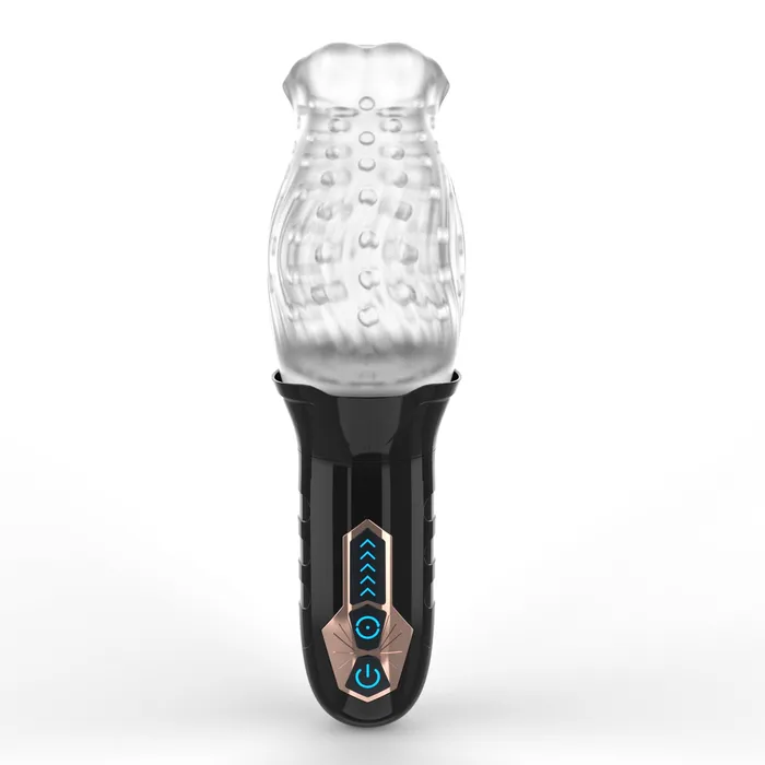 Male Sex Toys SIMU HAPPPY 360Automatic Rotation Vibrator Bare Sleeve 10 Vibration 5 Rotation Oral Sex Masturbator