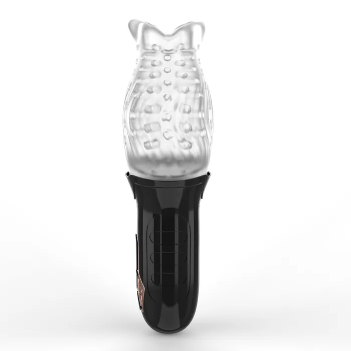 Male Sex Toys SIMU HAPPPY 360Automatic Rotation Vibrator Bare Sleeve 10 Vibration 5 Rotation Oral Sex Masturbator