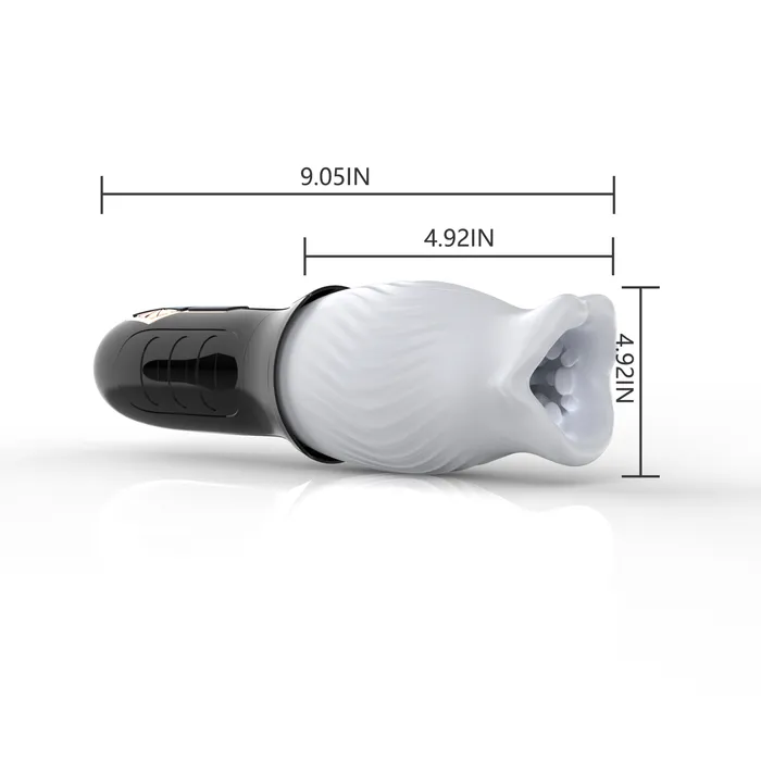 Male Sex Toys SIMU HAPPPY 360Automatic Rotation Vibrator Bare Sleeve 10 Vibration 5 Rotation Oral Sex Masturbator