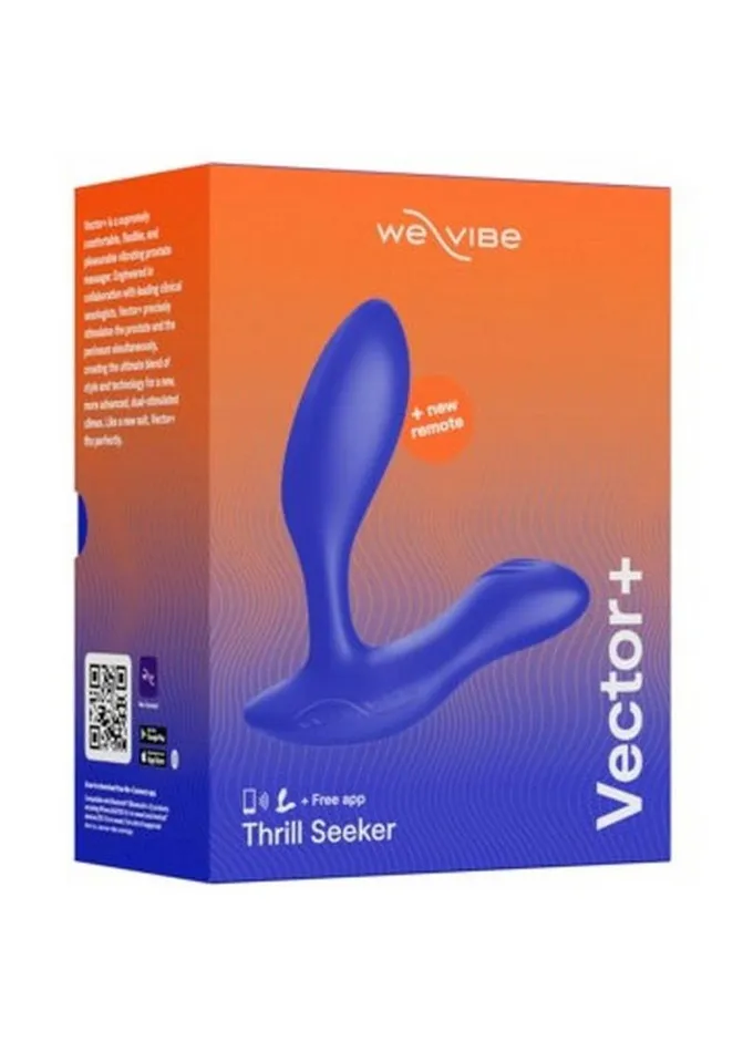 Male Sex Toys WeVibe WeVibe Vector Rechargeable Silicone Vibrating Prostate Massager with Remote Control