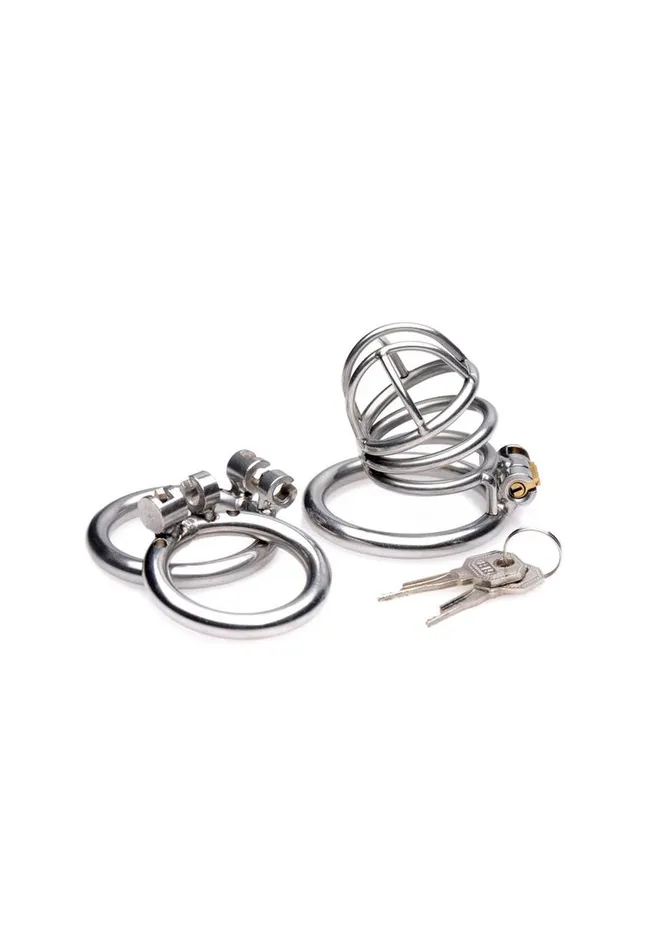 Master Series Male Sex Toys Master Series The Pen Deluxe Locking Chastity Cage