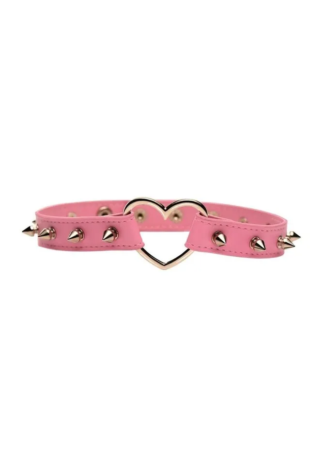 Master Series Master Series Spiked Heart Choker Anal