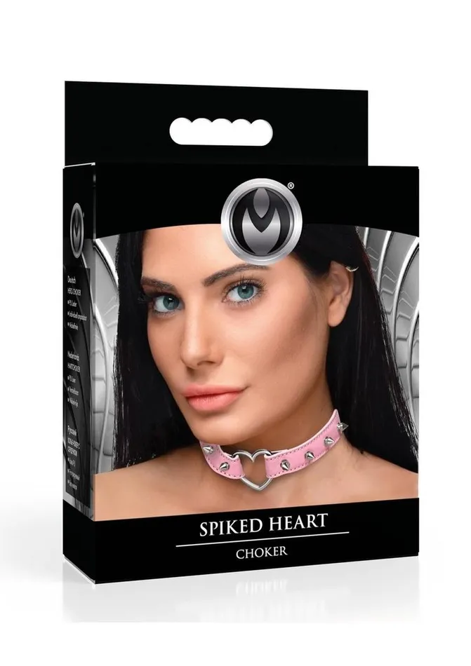 Master Series Master Series Spiked Heart Choker Anal