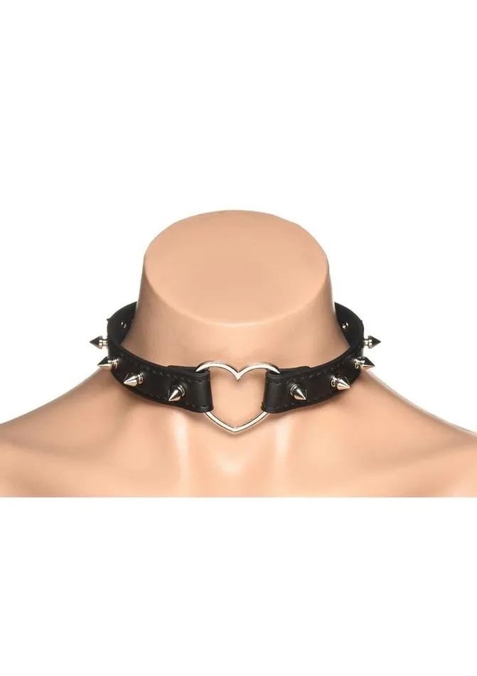 Master Series Master Series Spiked Heart Choker Anal
