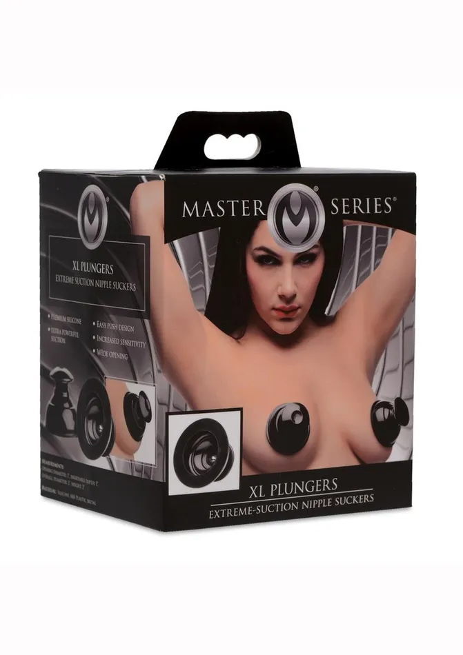 Master Series XL Plungers Extreme Suction Nipple Suckers Master Series Male Sex Toys