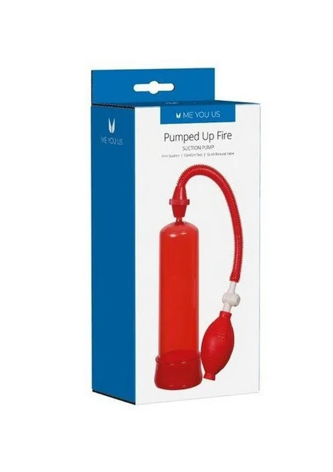 Me You Us Male Sex Toys ME YOU US Pumped Up Fire Penis Pump