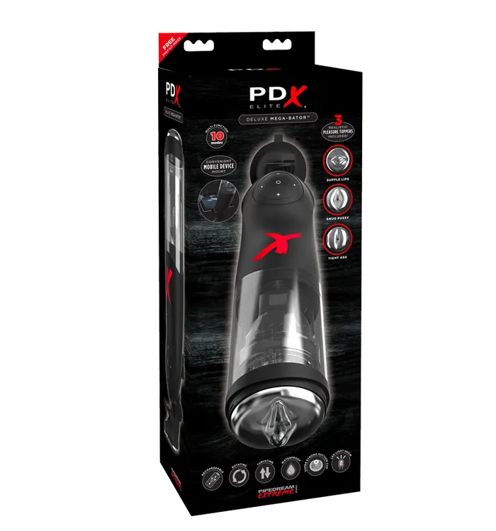 MPST Male Sex Toys Hands Free Penis Stroker PDX Deluxe Elite MegaBator