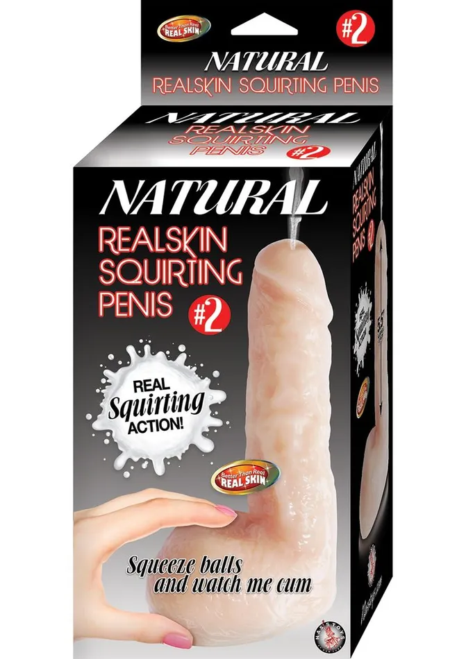 Natural Dildos Natural Realskin Squirting Penis 2 Dildo