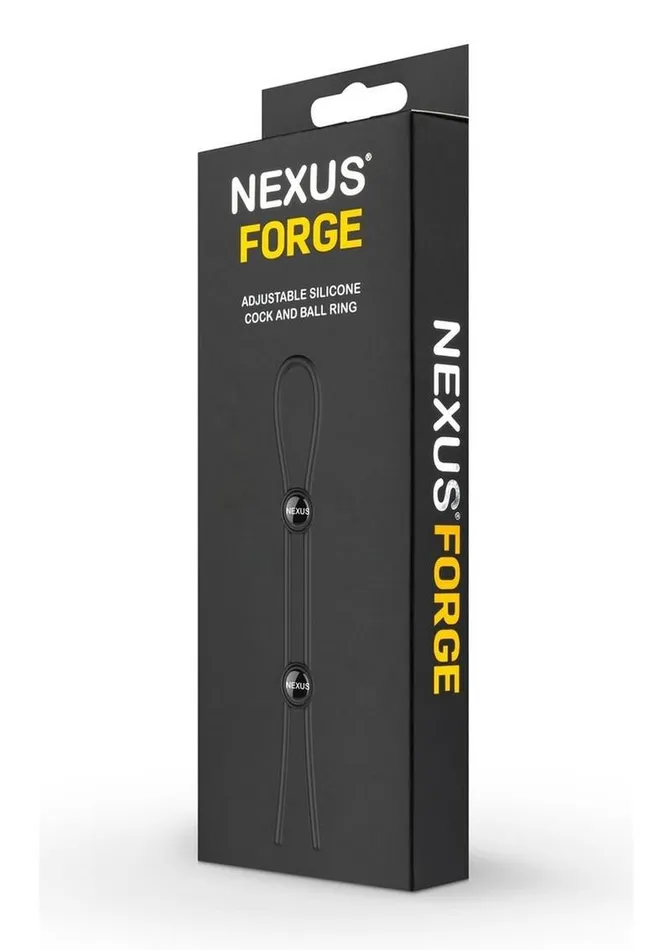 Nexus Forge Double Adjustable Lasso Silicone Cock Ring Nexus Male Sex Toys Nexus Forge Double Adjustable Lasso Silicone Cock Ring Nexus Male Sex Toys