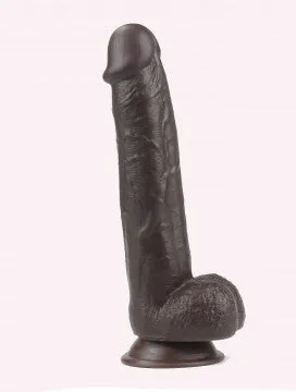 Nice and nasty Bz Dildos Get Lucky 9 Inch Real Skin Dildo Dark Brown Nice and nasty Bz Dildos Get Lucky 9 Inch Real Skin Dildo Dark Brown