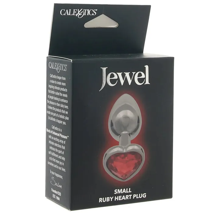 Nice and nasty Bz Jewel Small Ruby Heart Plug Anal