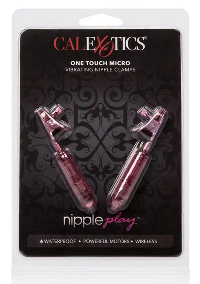 Nipple Play One Touch Vibrating Nipple Clamps Nipple Play Couples