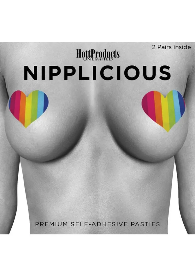 Nipplicious Female Sex Toys Nipplicious Rainbow Nipple Pasties 2 Pairs
