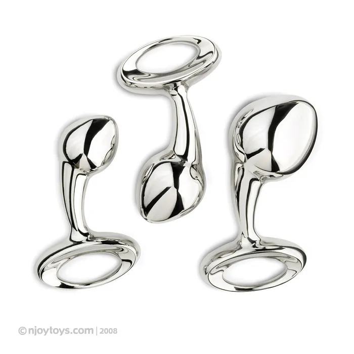 Njoy Male Sex Toys njoy Pure Stainless Steel Anal Plug Small