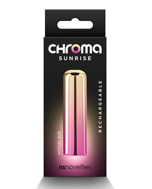 Ns Novelties INC Chroma Sunrise Vibe Small PinkGold Vibrators
