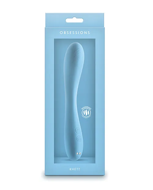 Ns Novelties INC Obsessions Rhett Warming Vibrator Light Blue Vibrators