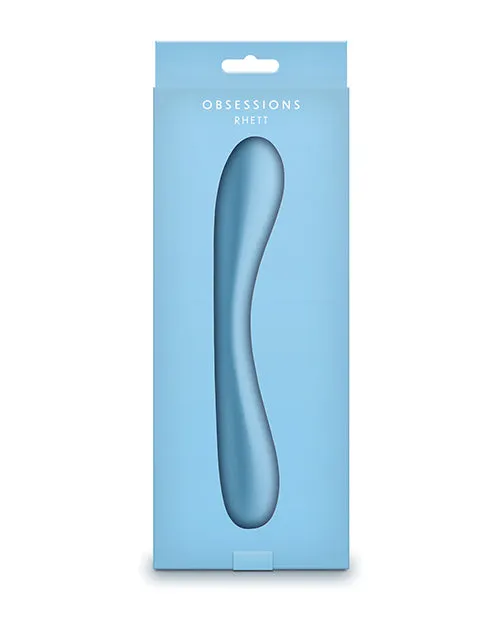 Ns Novelties INC Obsessions Rhett Warming Vibrator Light Blue Vibrators