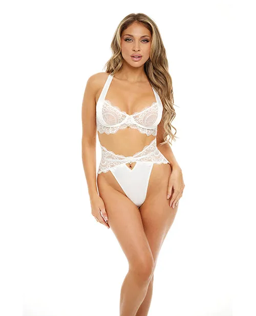 Oh La La Cheri Anal Sadie Bridal Bra Set White Small