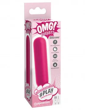 OMG Rechargeable Bullet Vibe Pink Nice and nasty Bz Vibrators