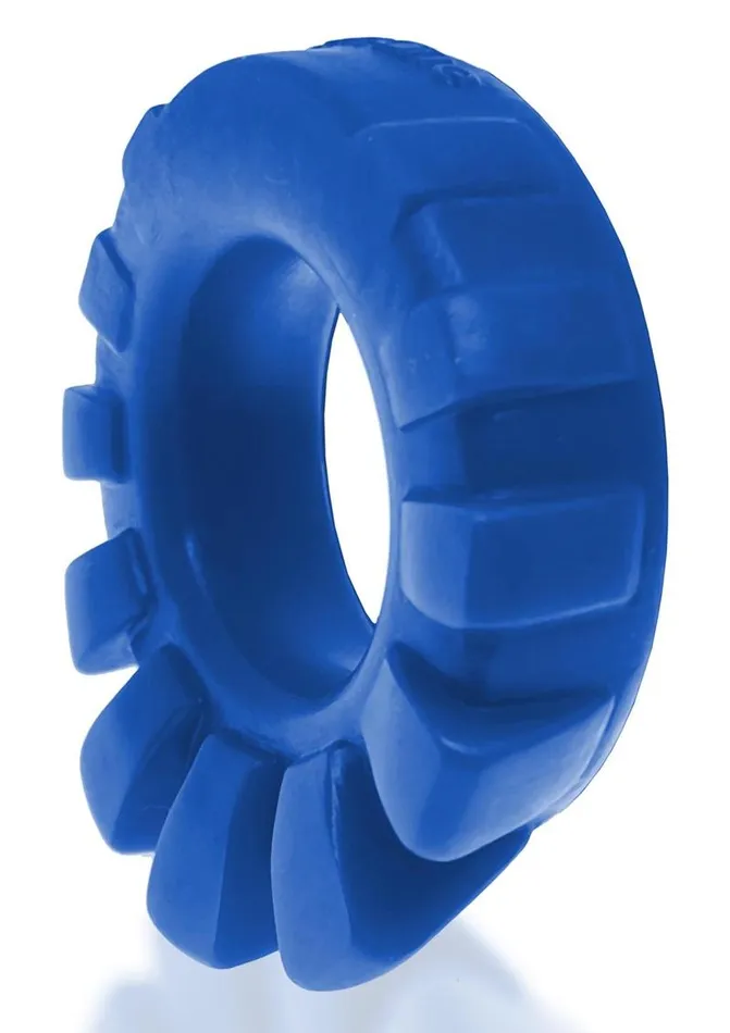 Oxballs Male Sex Toys CockLug Silicone Lugged Cock Ring Marine