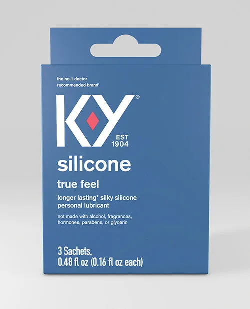 Paradise Marketing Male Sex Toys KY Silicone True Feel Lube Pack Of 3 Satchet Paradise Marketing Male Sex Toys KY Silicone True Feel Lube Pack Of 3 Satchet