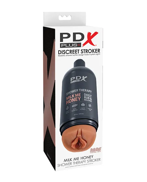 Pdx Brands Vibrators PDX Plus Shower Therapy Milk Me Honey Tan