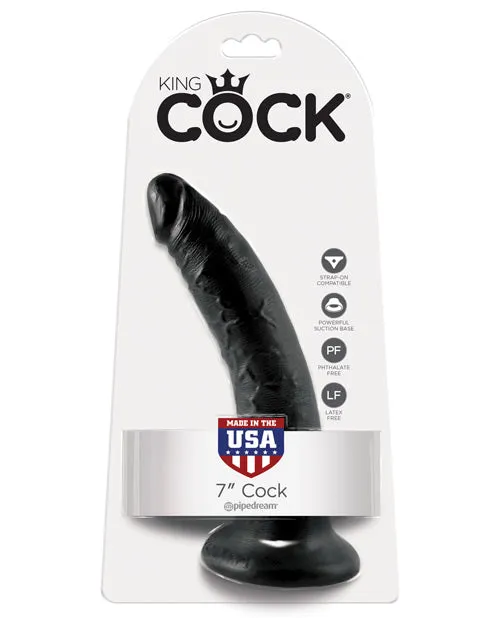 Pipedream Products King Cock 7 Cock Black Dildos
