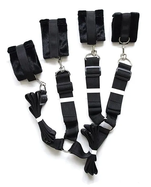 Plesur Fuzzy Bedroom Bondage Kit Black S G Entertainment Plesur B Anal