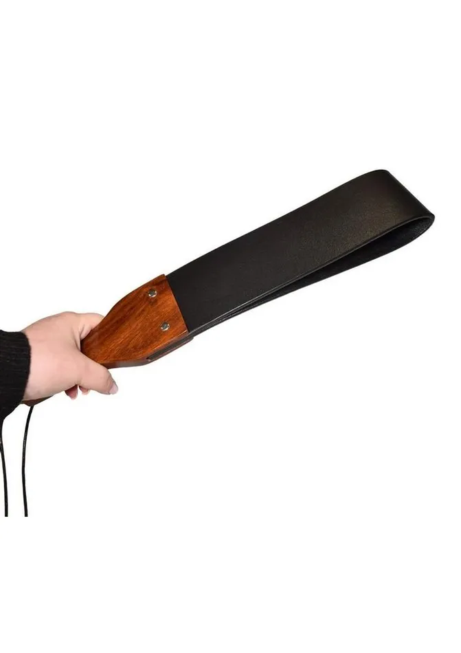 Prowler RED Restraints Prowler Red Leather and Wood Flapper Paddle Prowler RED Restraints Prowler Red Leather and Wood Flapper Paddle