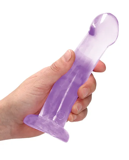 Realrock Crystal Clear 7 Dildo Purple Shots America LLC Dildos