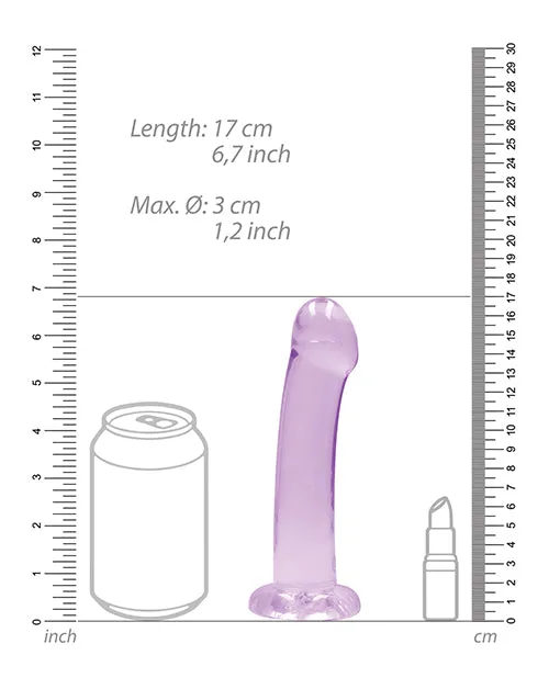 Realrock Crystal Clear 7 Dildo Purple Shots America LLC Dildos