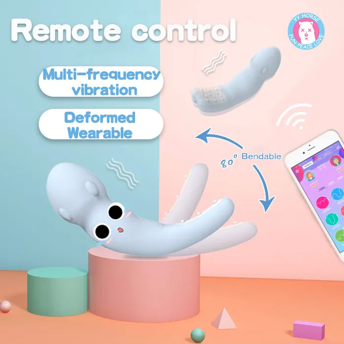 Remote Control Squid Vibe yyhorse Female Sex Toys