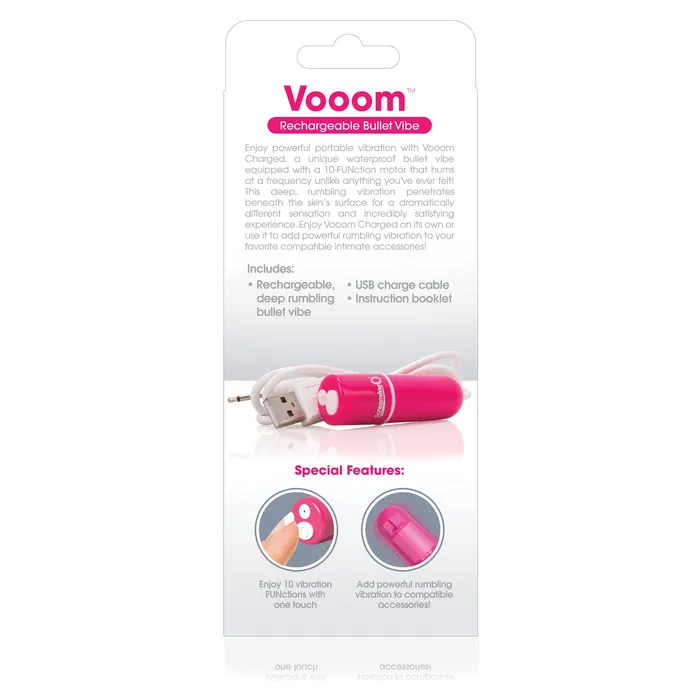 ScreamingO Charged Vooom Rechargeable Bullet Vibe ScreamingO Female Sex Toys