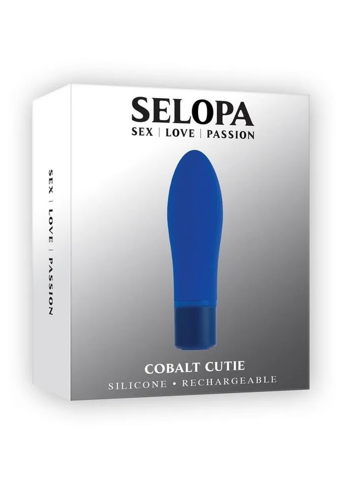 Selopa Female Sex Toys Selopa Cobalt Cutie Rechargeable Bullet