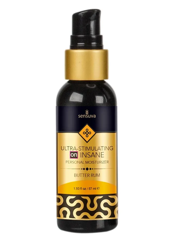 Sensuva Ultra Stimulating On Insane Butter Rum Flavored Lubricant Sensuva Lubricants Female Sex Toys