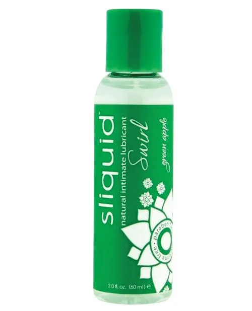 Sexual Health Wellbeing Sliquid Swirl Flavored Natural Lubricant 2 Oz Sliquid LLC
