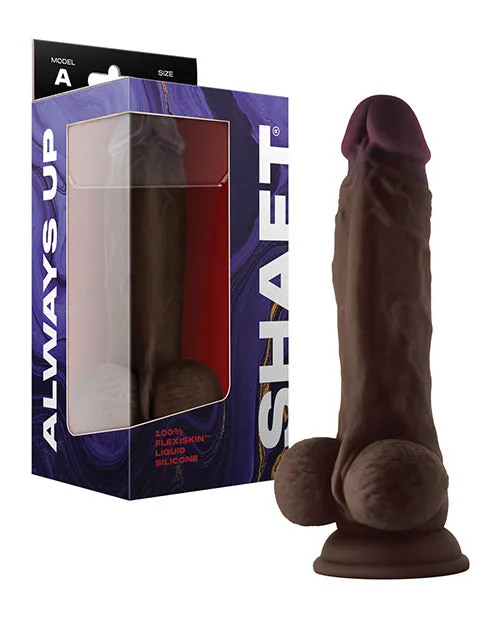 Shaft Model A 85 Dong with Balls Mahogany Vvole LLC Dildos