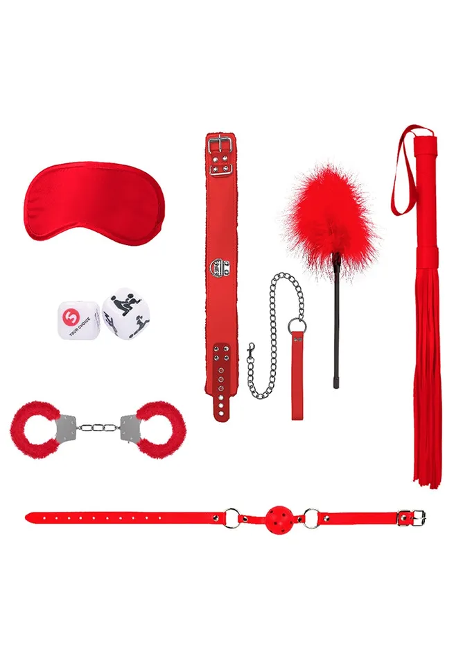 Shots America Couples Introductory Bondage Kit 6 Red