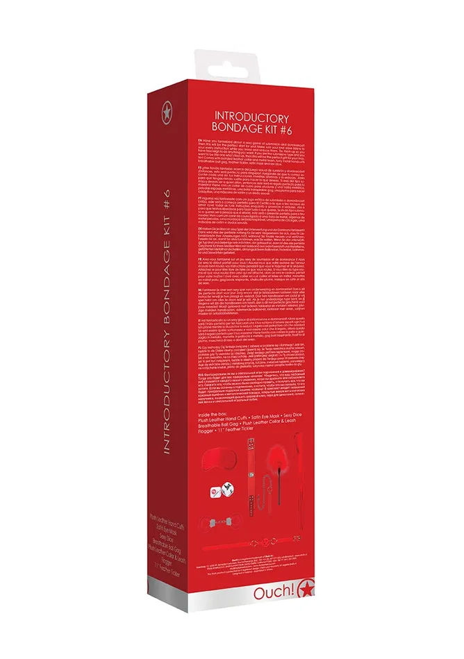 Shots America Couples Introductory Bondage Kit 6 Red