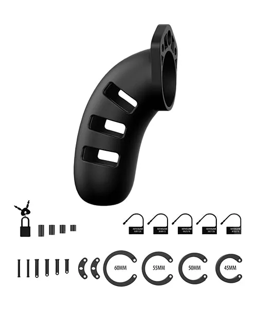 Shots America LLC Male Sex Toys Shots Chastity 45 Cock Cage Model 21 Black