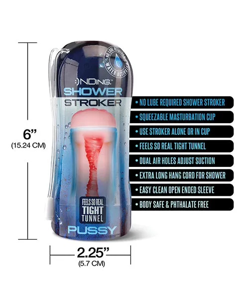 Shower Stroker Pussy Ivory Global Novelties LLC Male Sex Toys