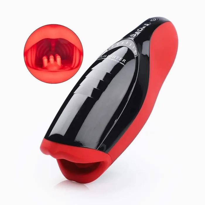SIMU HAPPPY Male Sex Toys AILIGHTER Blazing Red Lip Vibrating Sucking Heating Voice Blowjob Masturbator SIMU HAPPPY Male Sex Toys AILIGHTER Blazing Red Lip Vibrating Sucking Heating Voice Blowjob Masturbator