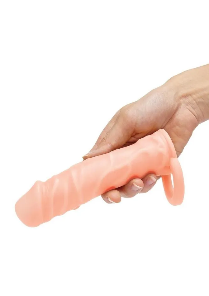 Size Up Size Up Silicone Realistic Penis Extender with Ball Loop Male Sex Toys Size Up Size Up Silicone Realistic Penis Extender with Ball Loop Male Sex Toys