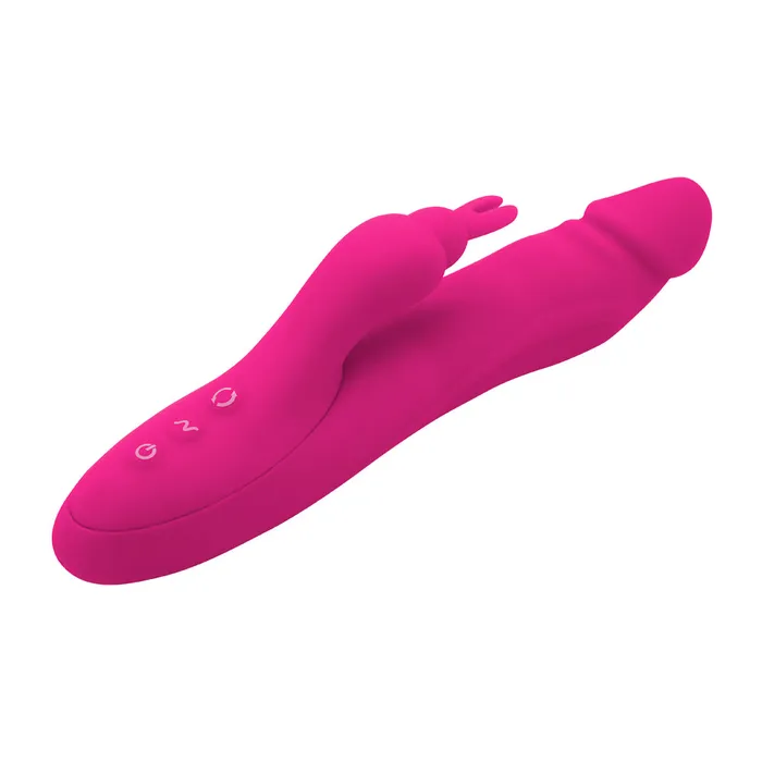 Sorlove Female Sex Toys 3 Rotating 7 Patterns Soft Silicone Realistic Dildo Rabbit Vibrator