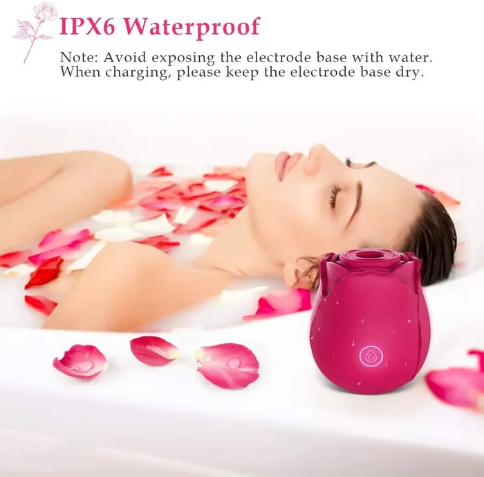 Sorlove Female Sex Toys Rose Clitoral Sucking Vibrator for Women with 7 Intense Suction
